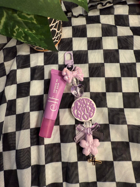 Lip Balm Keychain (with e.l.f. balm)