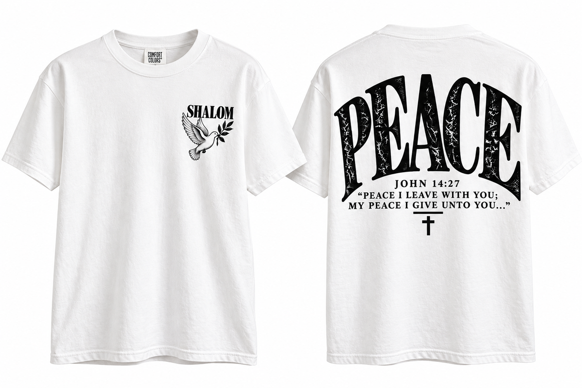 SHALOM Peace Tee — John 14:27